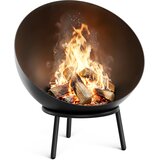 Blumfeldt Fireball nizka ognjiščna skleda | odporna proti koroziji | stabilna proti prevrnitvi | robustna | 66 cm | črna Cene