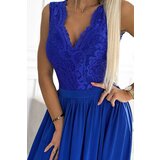 Numoco Long dress with lace neckline | shoptok.hr