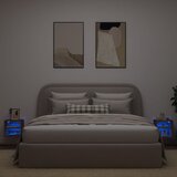  Zidni TV ormarići LED 2 kom smeđa boja hrasta 30 x 28,5 x 30 cm | shoptok.hr