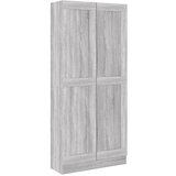 Maison Chic Knjižna omara - Knjižni regal siva sonoma 82,5x30,5x185,5 cm konstruiran les, (21726357) Cene