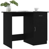  Radni stol crni 100 x 50 x 76 cm od iverice | shoptok.hr