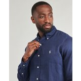 Polo Ralph Lauren CHEMISE COUPE DROITE EN LIN Tamno plava | shoptok.hr