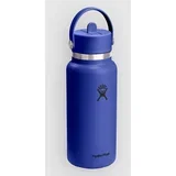 32 oz Wide Flex Straw Cap Capri Blue flaška 946 ml