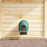  Kućice za gniježđenje kokoši 4 kom. Zidne, tamnozelene plastične | Eponuda.com