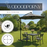  Vrtni suncobran 300 cm grafit | shoptok.hr