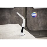  Brilagi - LED prigušiva stona lampa sa displejem PELLE LED/7W/230V bela | Eponuda.com