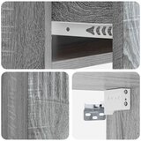  Stenski nočni omarici 2 pcs Siva Sonoma 49 x 34,5 x 20 cm, (5000209903) | Shoptok.si