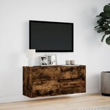  Zidni TV ormarić LED boja dimljenog hrasta 100x31x45 cm | Eponuda.com