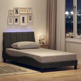 vidaXL Posteljni okvir brez vzmetnice temno siv 100x200 cm blago Cene
