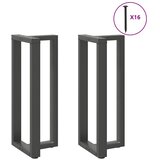  Noge za barski stol T-oblika 2 kom antracit 40x35x(100-101) cm čelik | shoptok.hr