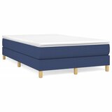 The Living Store Posteljni okvir moder 120x200 cm blago - Box Spring Posteljni Okvir, (21519814) | Shoptok.si