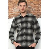 Dewberry G697 MENS SHIRT-BLACK-ANTHRACITE | shoptok.hr