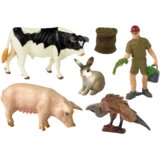  Large Farm Animal Figurine Set + Farmer and Homestead 10 Pieces | Shoptok.si