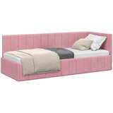  Kutni okvir kreveta Ružičasta 80 cm x 200 cm Baršun | shoptok.hr