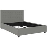 Støraa Sivi tapecirani bračni krevet 140x200 cm Emily – Cijene