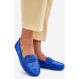 Boto Ladies Suede Moccasins Cobalt Lenvie | Shoptok.si