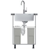 Quadron jekleno pomivalno korito russel 110 gold | Shoptok.si