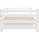  Dnevni krevet na izvlačenje bez madraca bijeli 90x190 cm | shoptok.hr