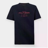 Tommy Hilfiger Majice s kratkimi rokavi HILFIGER STACK GRAPHIC T Modra Cene