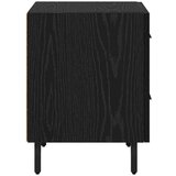  Nočna omarica s predalom 2 pcs Črni hrast 40 x 35 x 47.5 cm, (5000069593) | Shoptok.si