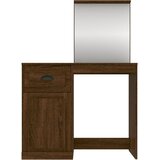  Toaletni stolić s ogledalom boja hrasta 90x50x132,5cm drveni | shoptok.hr