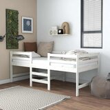 Maison Chic Posteljni okvir - Enojna postelja - Postelja za odrasle brez vzmetnice bel 90x200 cm trdna borovina-J7014, (21764205) | Shoptok.si