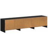 TV ormarić s LED rasvjetom Crni Hrast 165 x 34 x 40 cm | shoptok.hr