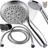  Ručka za tuširanje 5 funkcija glava 23cm + cijev 130cm i držač | shoptok.hr