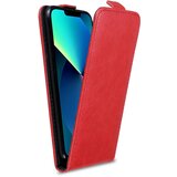 Cadorabo Ohišje, združljivo z Apple iPhone 13 v čili rdeča - Zaščitni ovitek v obliki flipa iz gladkega umetnega usnja, (20559214) Cene