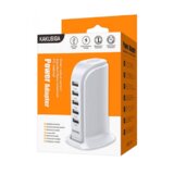 Kakusiga KSC-741 namizni polnilec 5x USB 2,4A - bel | Shoptok.si
