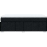 vidaXL Box spring krevet s madracem crni 90x190 cm od tkanine | shoptok.hr