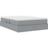  Krevet s madracem i skladištem Svijetlo siva 140 x 190 cm | shoptok.hr