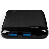 Ttec Prijenosni punjač PowerSlim LCD PD 10.000 mAh Powerbank wth USB-C Input/output/Black | shoptok.hr