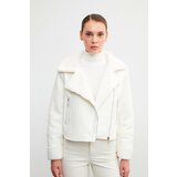 VATKALI Relaxed Fit Faux Leather Jacket Cene