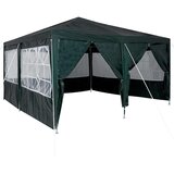 Šator za zabave Zelena 400 x 400 x 266 cm Polietilen | shoptok.hr
