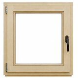  Leseno okno brez kljuke (60 x 60 cm, Smer odpiranja: Levo, Natur) | Shoptok.si