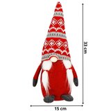  Božićni ukras patuljak, crveni 35 cm | shoptok.hr