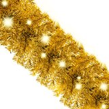  Božićna girlanda s LED svjetlima 5 m zlatna | shoptok.hr