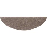  Prostirke za stepenice, samoljepljive, 20 kom. 56x17x3 cm, bež, poluokrugle | shoptok.hr