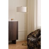 Ellos Home Kremno bela/medeninasta tekstilna stoječa svetilka (višina 160 cm) Josho – | Shoptok.si
