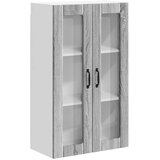  Zidni stakleni ormarić Lucca Siva sonoma 60 x 31 x 100 cm | shoptok.hr