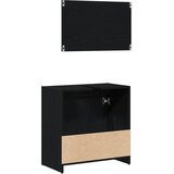  Kupaonski ormar Crni hrast 60 x 33 x 60 cm Konstruirano drvo | shoptok.hr