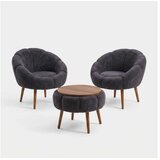 Atelier Del Sofa fotelje i klub stočić lida wellsoft anthracite | Eponuda.com