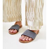 Gemre Black glossy Anilsa slides | Shoptok.si
