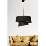 Opviq lights Crna/u zlatnoj boji viseća svjetiljka s tekstilnim sjenilom ø 32 cm Barette – | shoptok.hr