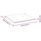  Jastuci za stolice 4 kom višebojni 40x40x4 cm od tkanine | shoptok.hr