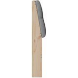 Tapecirani uzglavlje Svijetlo siva 135 cm Čvrsto borovo drvo | shoptok.hr