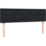 vidaXL Box spring postelja z vzmetnico črna 160x210 cm žamet | Shoptok.si