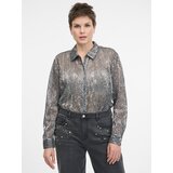 Orsay Silver women's blouse with collar - Women's
