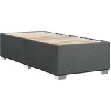  Krevet s oprugama i madracem tamnosivi 100 x 200 cm od tkanine | shoptok.hr